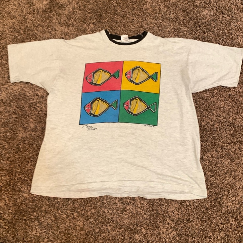 SINGLE STITCH PERFECT JAMAICAN 90s t shirt